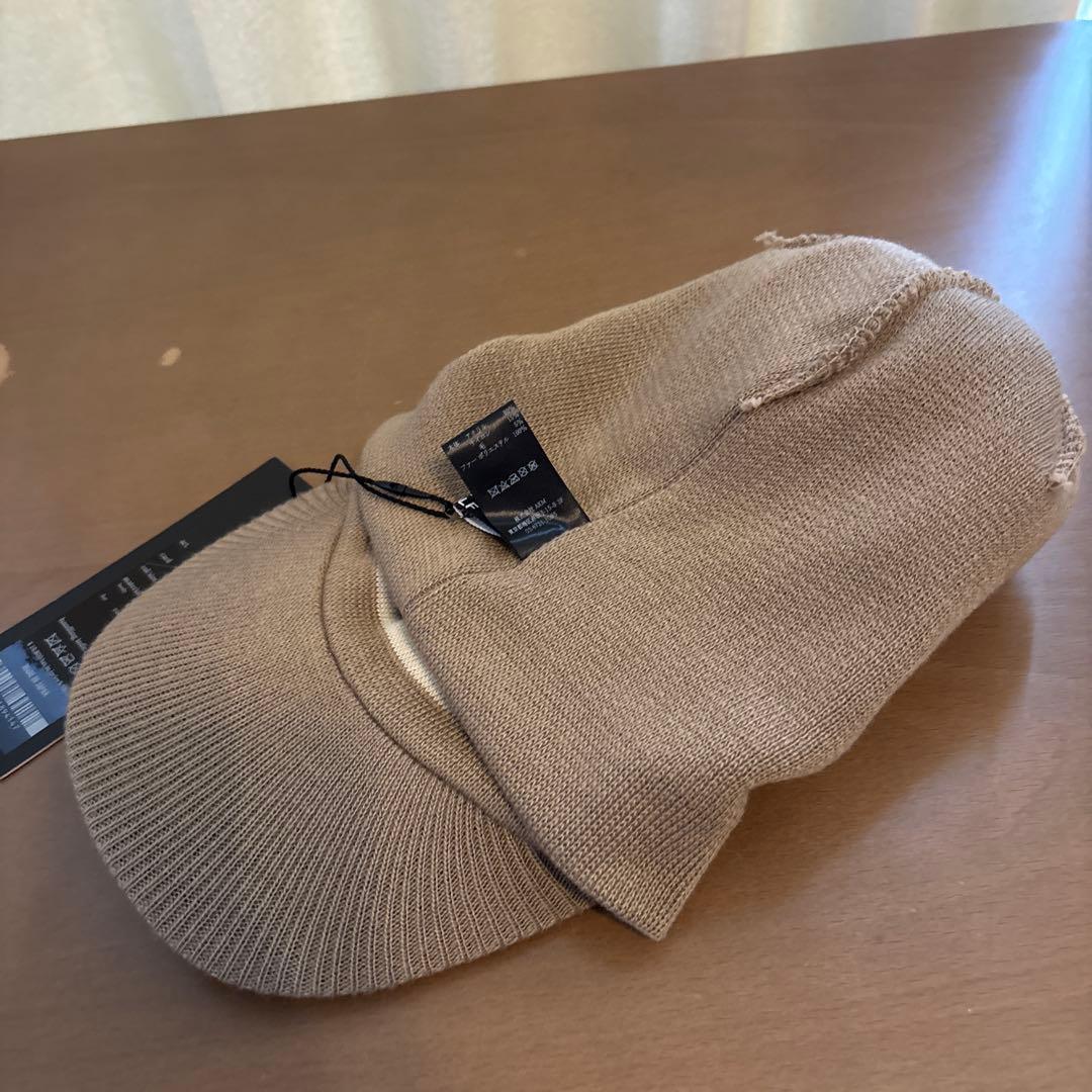 1 piu 1 uguale 3 ベージュ ニット帽