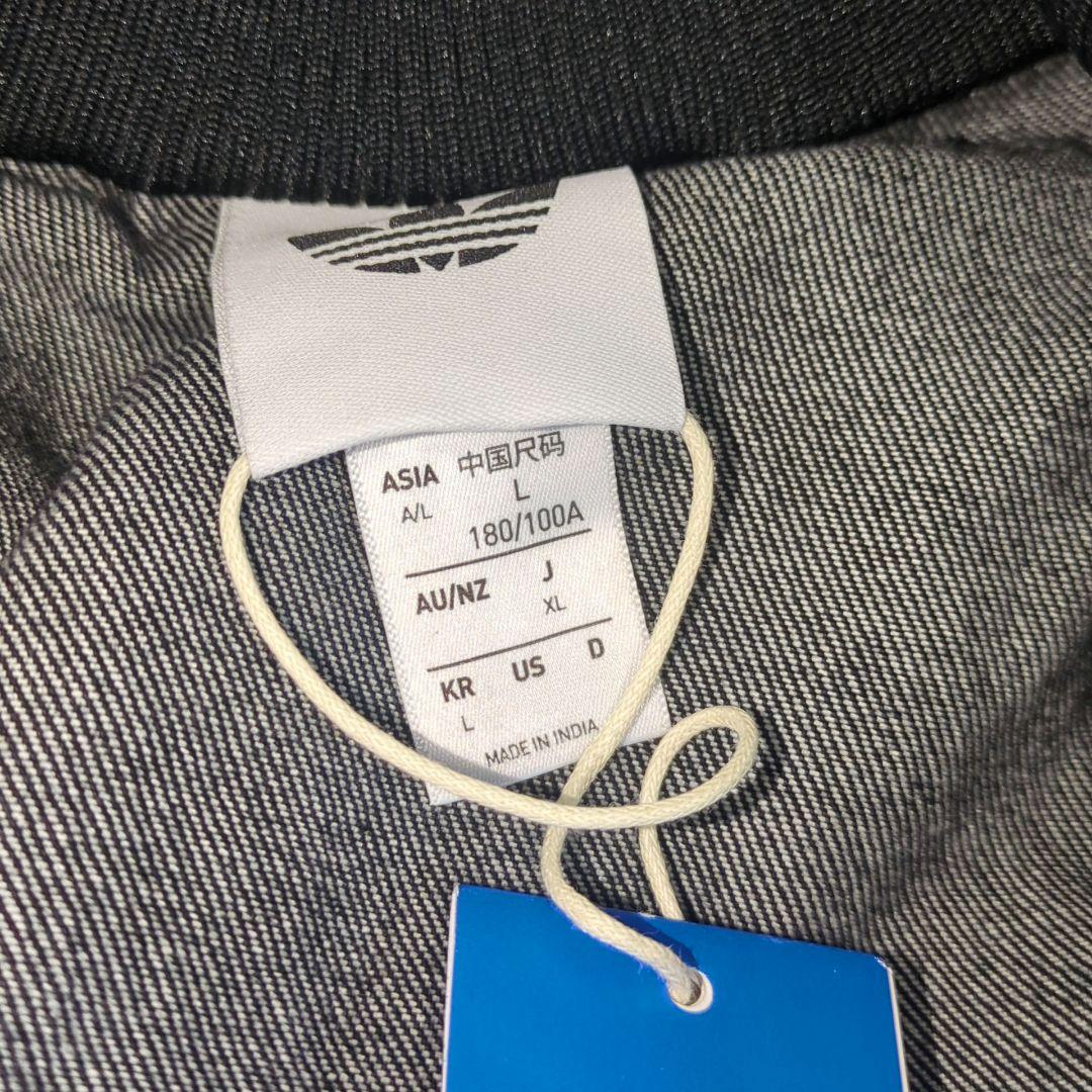 XL アディダス adidas デニム トラック ジャケットファイアーバード黒