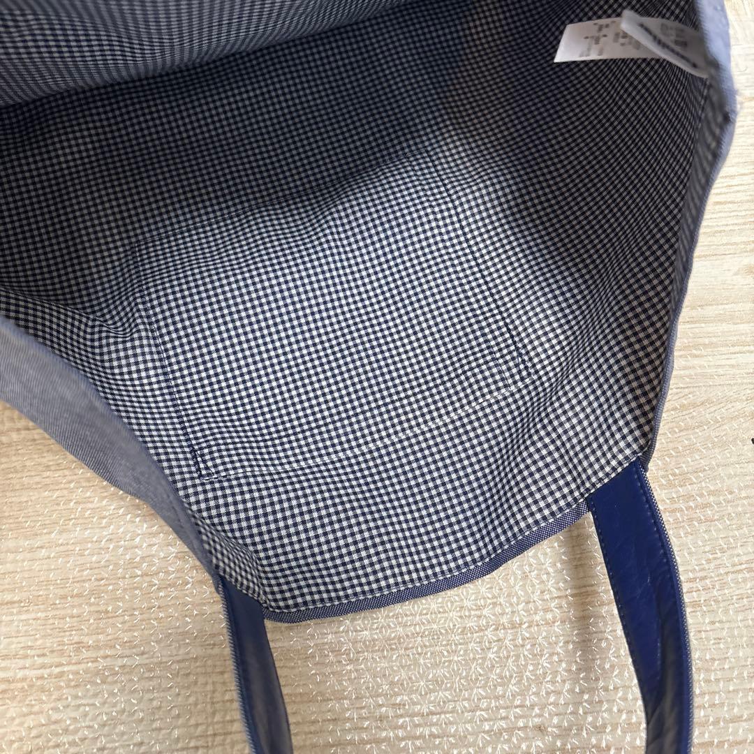 【未使用】familiar 女の子とクマのデザイン トートバッグ