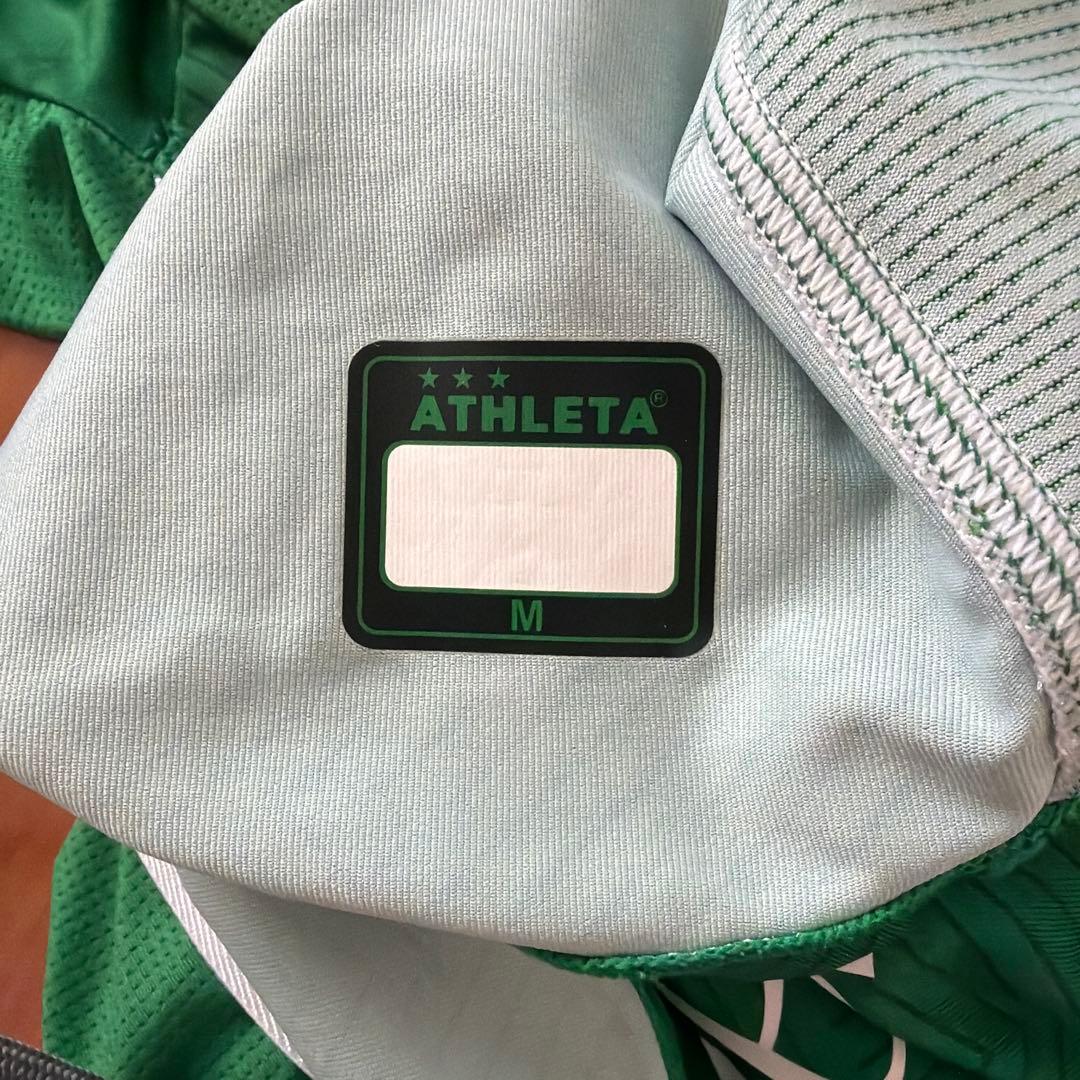 ヴェルディオーセンティックATHLETA 緑色 サッカーシャツ MJS