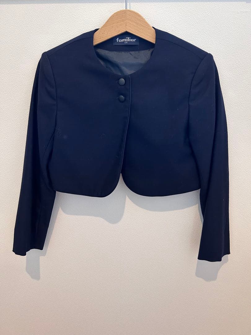 familiar お受験用ワンピースアンサンブル