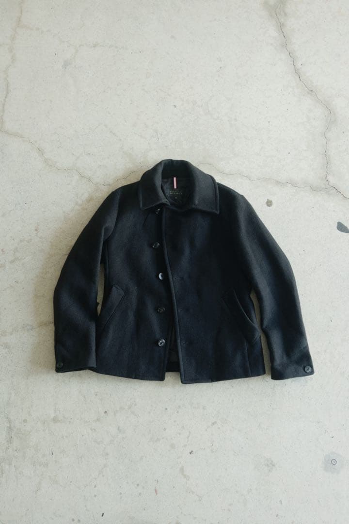 ジャケット・アウター archive 2way wool pea coat black