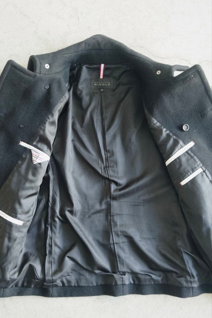 ジャケット・アウター archive 2way wool pea coat black