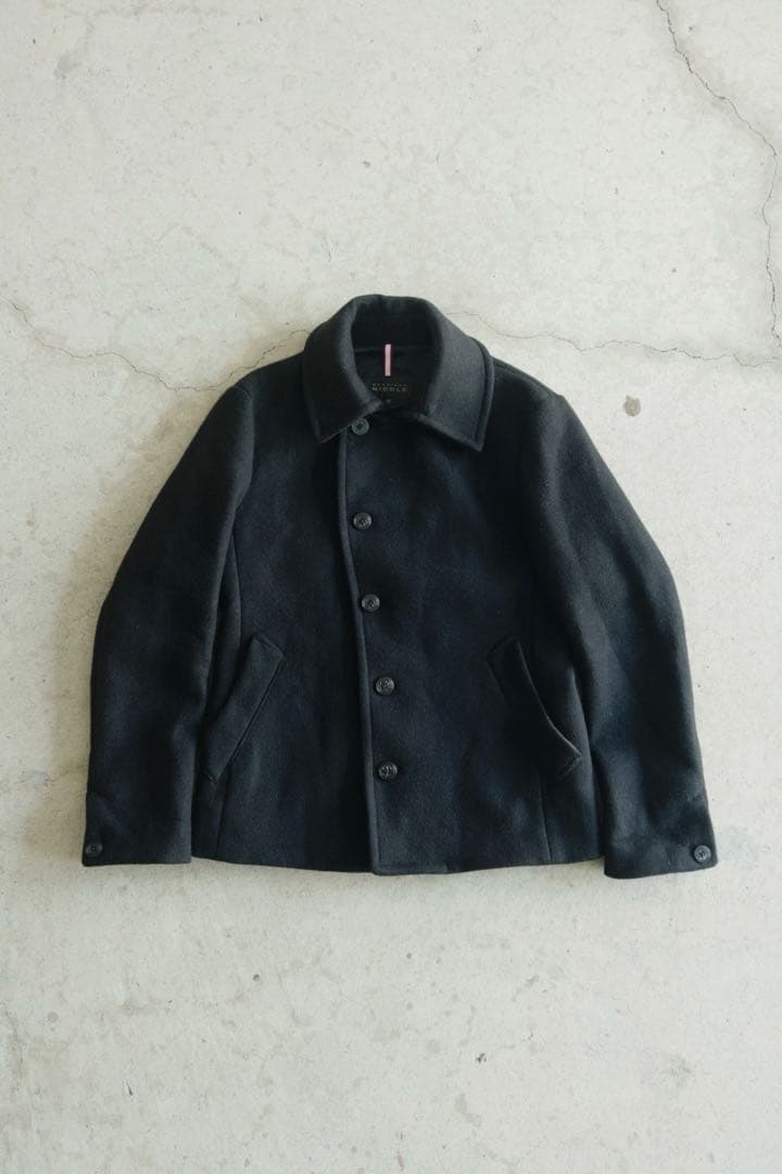 ジャケット・アウター archive 2way wool pea coat black