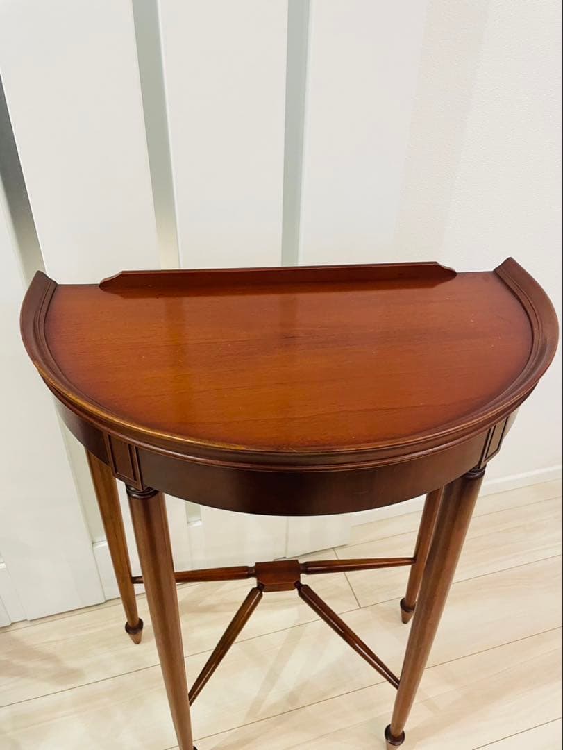 アンティーク調 コンソール 花台 サイドテーブル 飾り台 木製