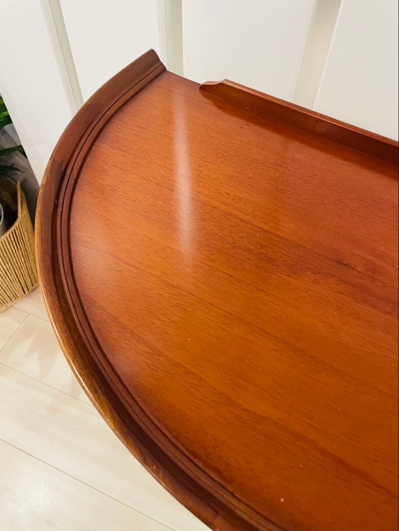 アンティーク調 コンソール 花台 サイドテーブル 飾り台 木製