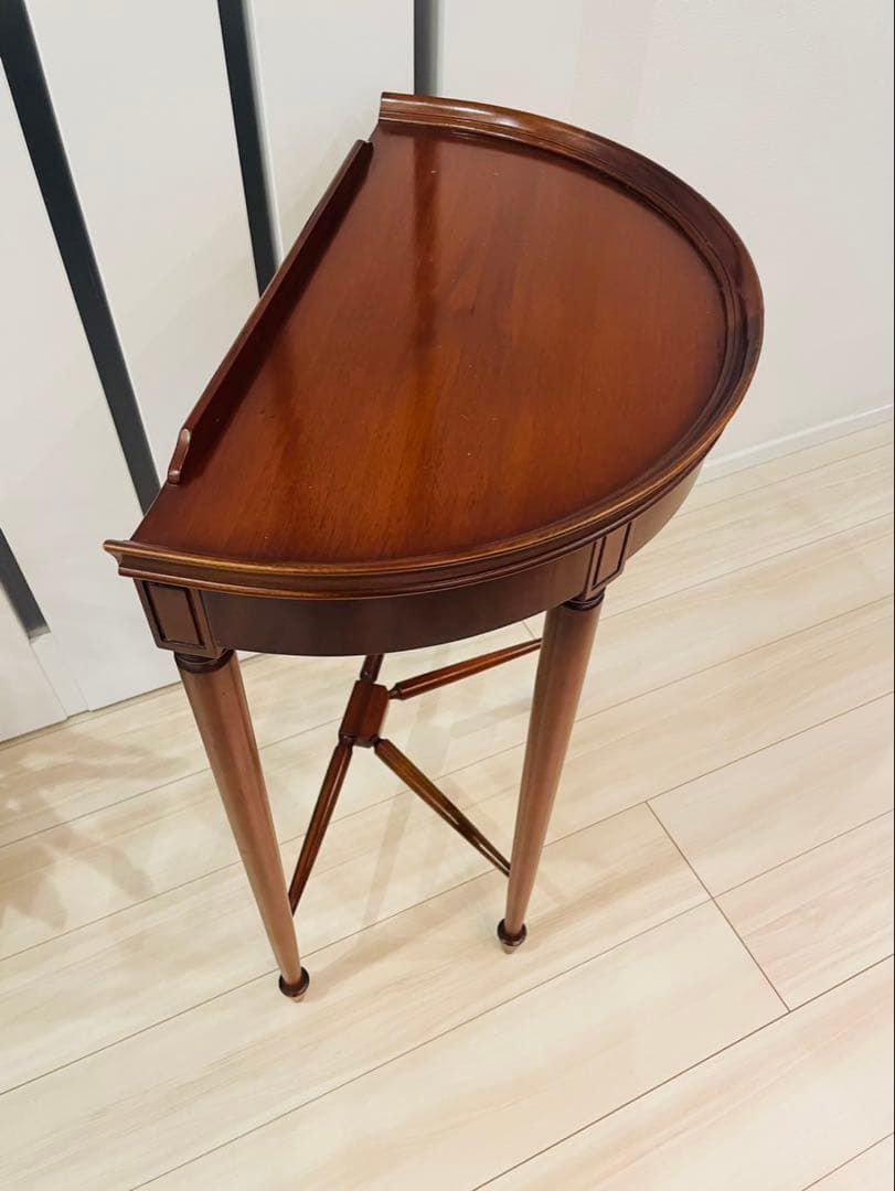 アンティーク調 コンソール 花台 サイドテーブル 飾り台 木製