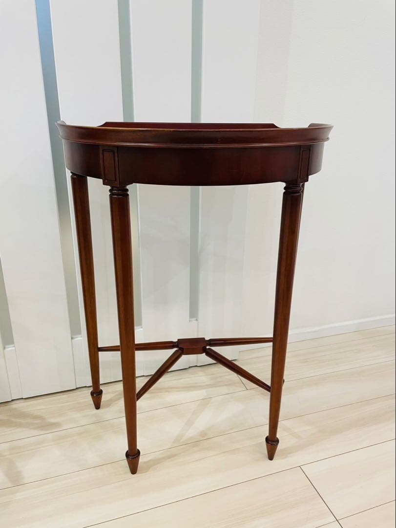 アンティーク調 コンソール 花台 サイドテーブル 飾り台 木製