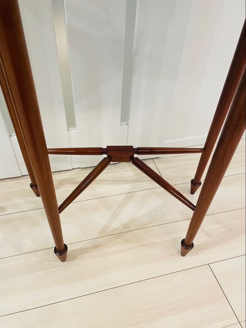 アンティーク調 コンソール 花台 サイドテーブル 飾り台 木製