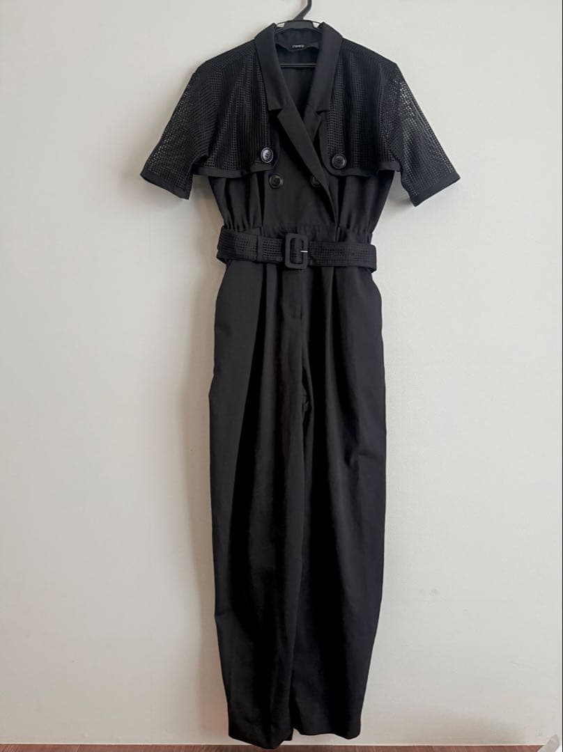 PAMEO POSE メッシュボレロオールインワン