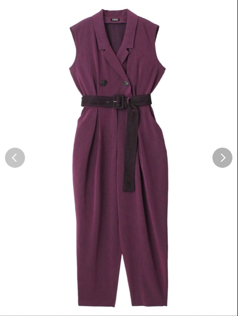 PAMEO POSE メッシュボレロオールインワン