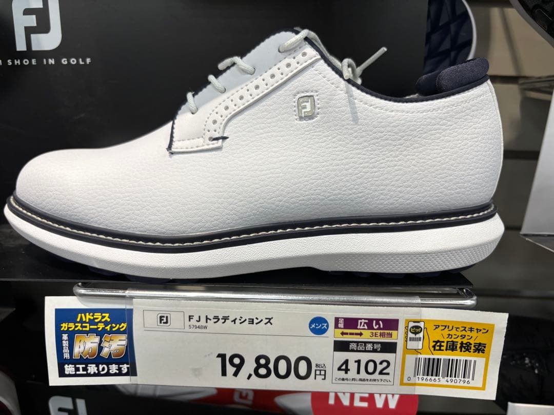 FOOTJOY（フットジョイ）トラディションズ ゴルフシューズ　ホワイト