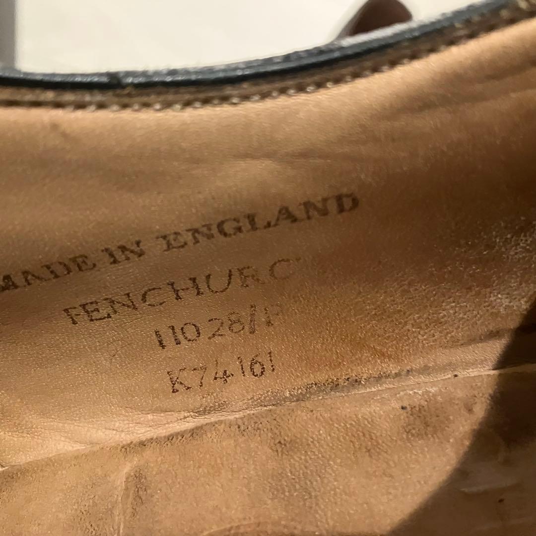 ジョセフチーニー　　フェンチャーチ　UK8.5 27cm