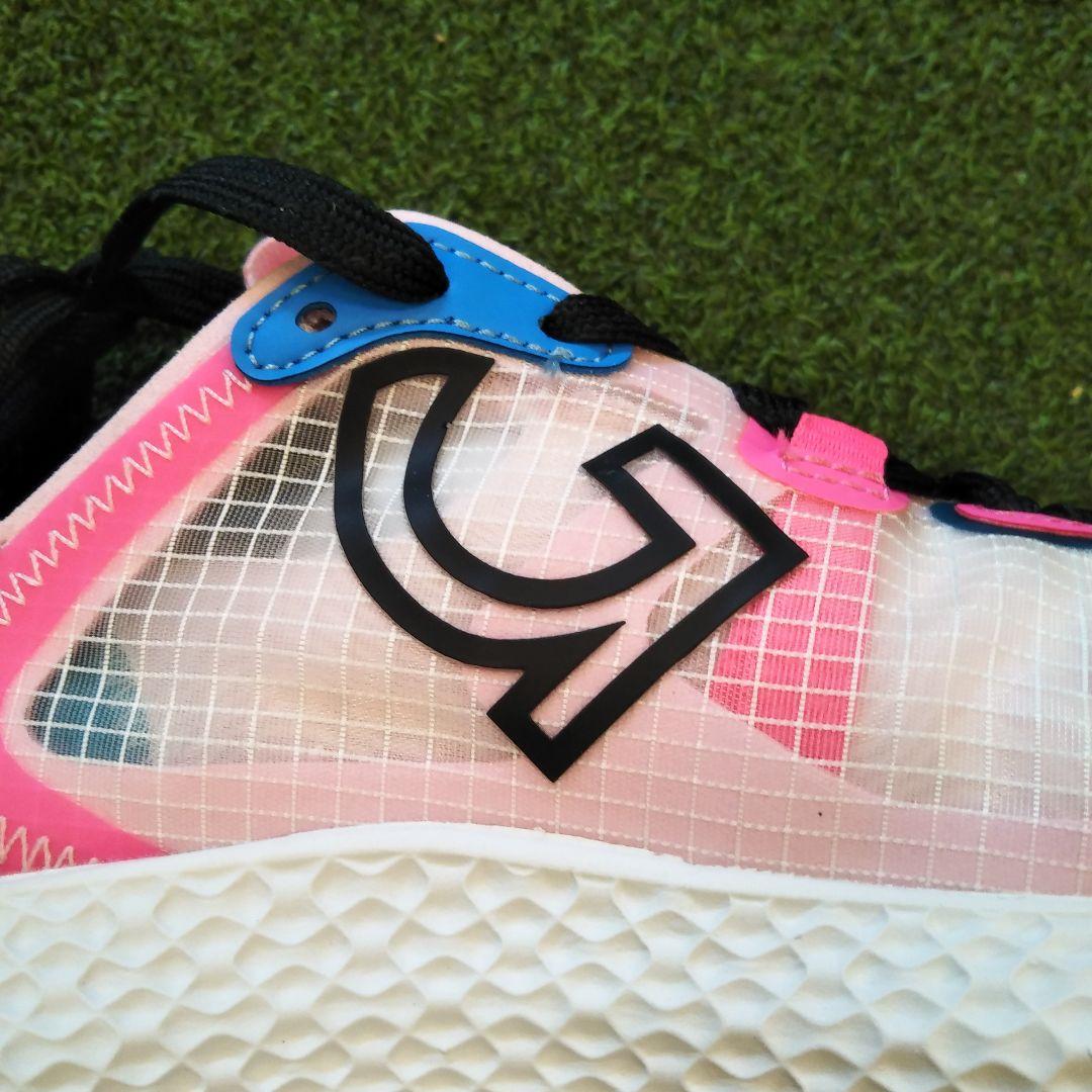 新品 ジーフォア 073432855 ゴルフシューズ ピンク/ブルー 24cm