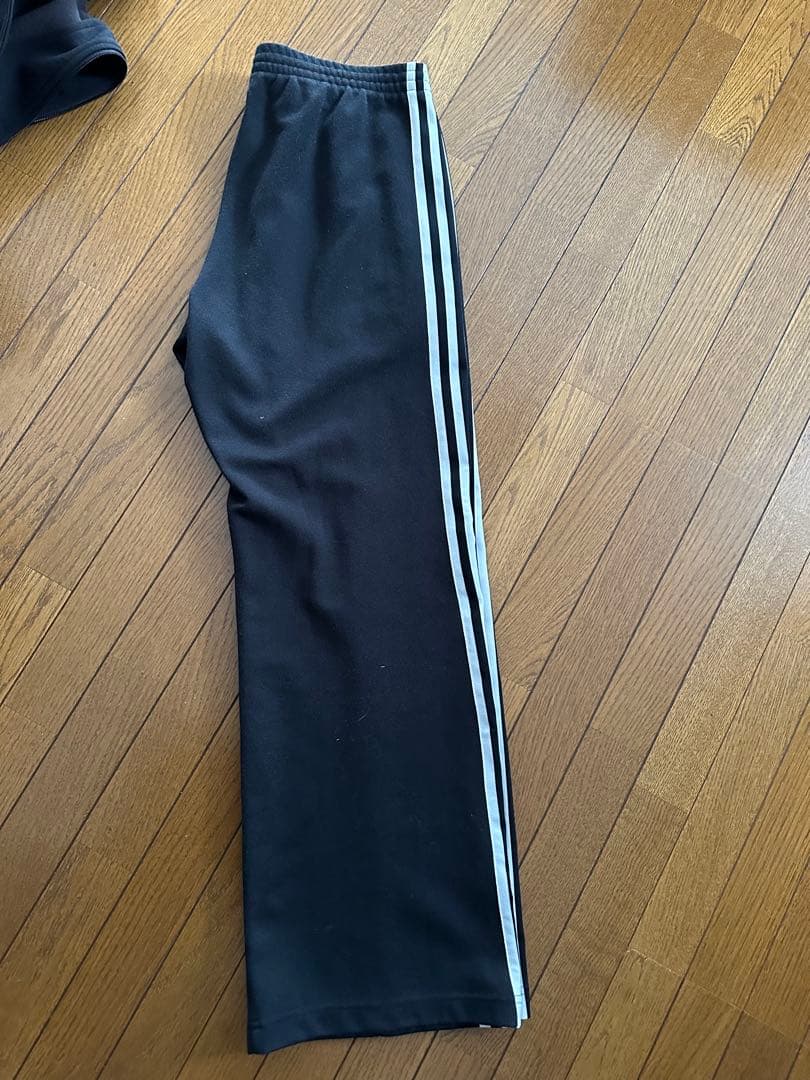 【S】アディダス トレフォイル ジャージ上下 セットアップ 非売品缶バッジ付