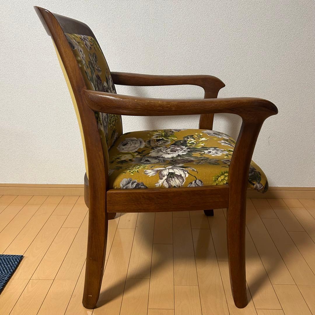 希少色 飛騨高山 SHIRAKAWA シラカワ ダイニングチェア 肘置き付き