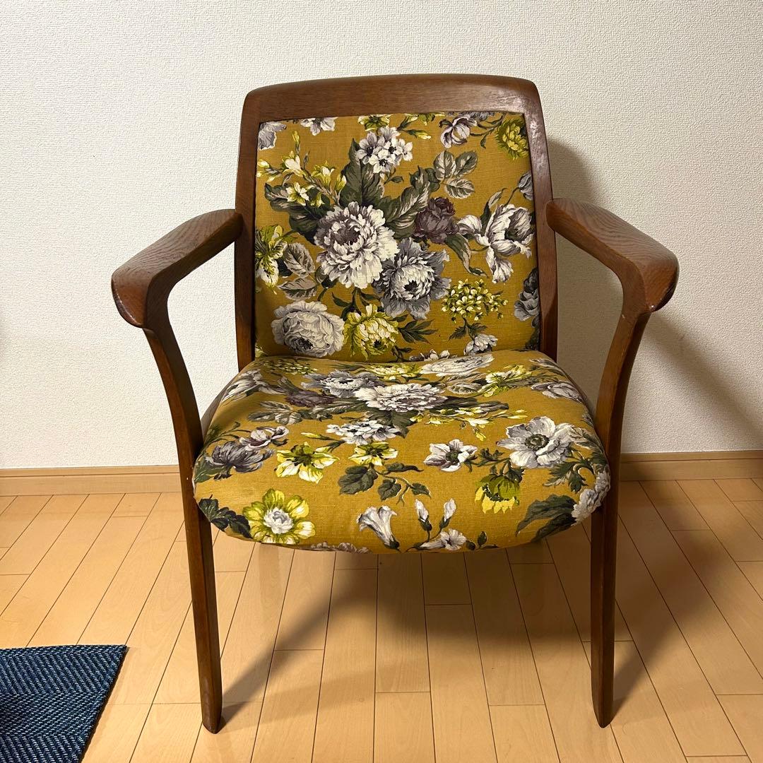 希少色 飛騨高山 SHIRAKAWA シラカワ ダイニングチェア 肘置き付き