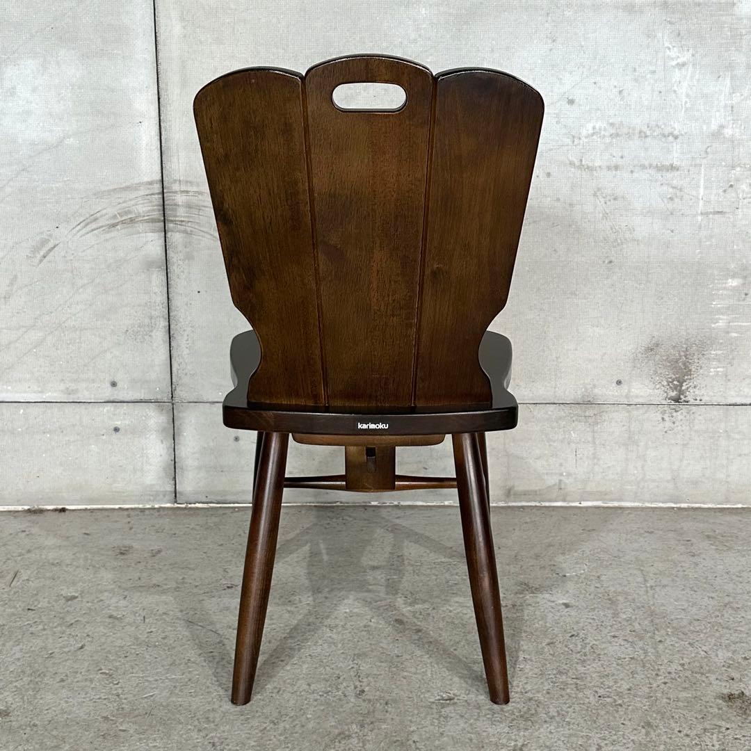 ✦karimoku✦ カリモク RUSTIC チェア／ニング 椅子／昭和レトロ①