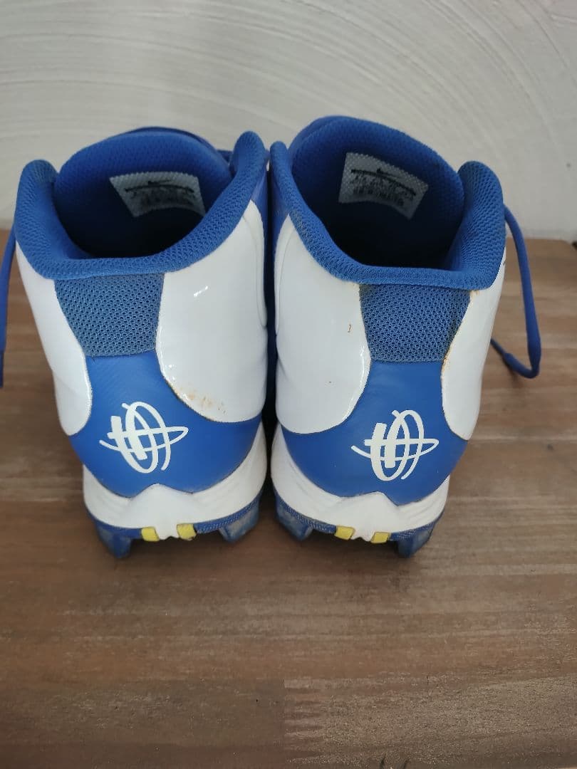 Nike野球スパイク GSG 青白 手袋 リストバンド　３点セット