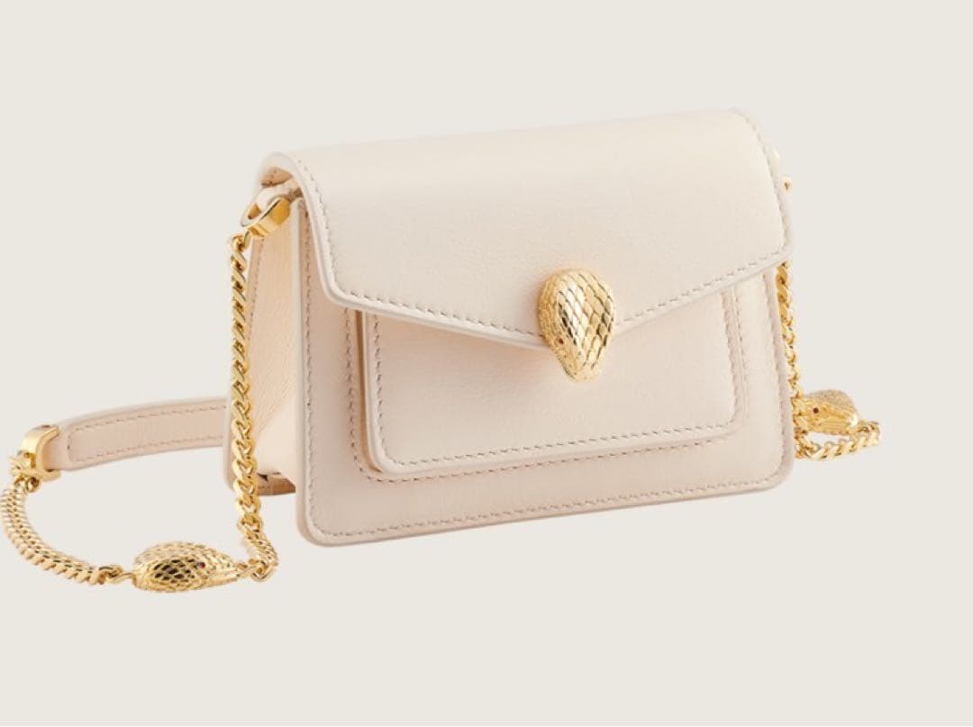 ブルガリ　セルペンティミニレザー ショルダーバッグ