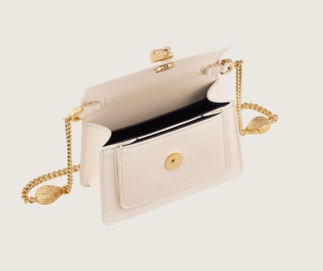 ブルガリ　セルペンティミニレザー ショルダーバッグ