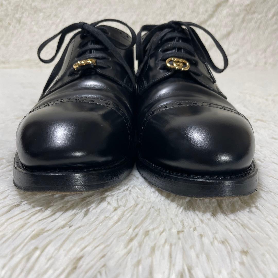 極美品✨定価17万　GUCCI レザーシューズ　希少モデル　27〜27.5cm