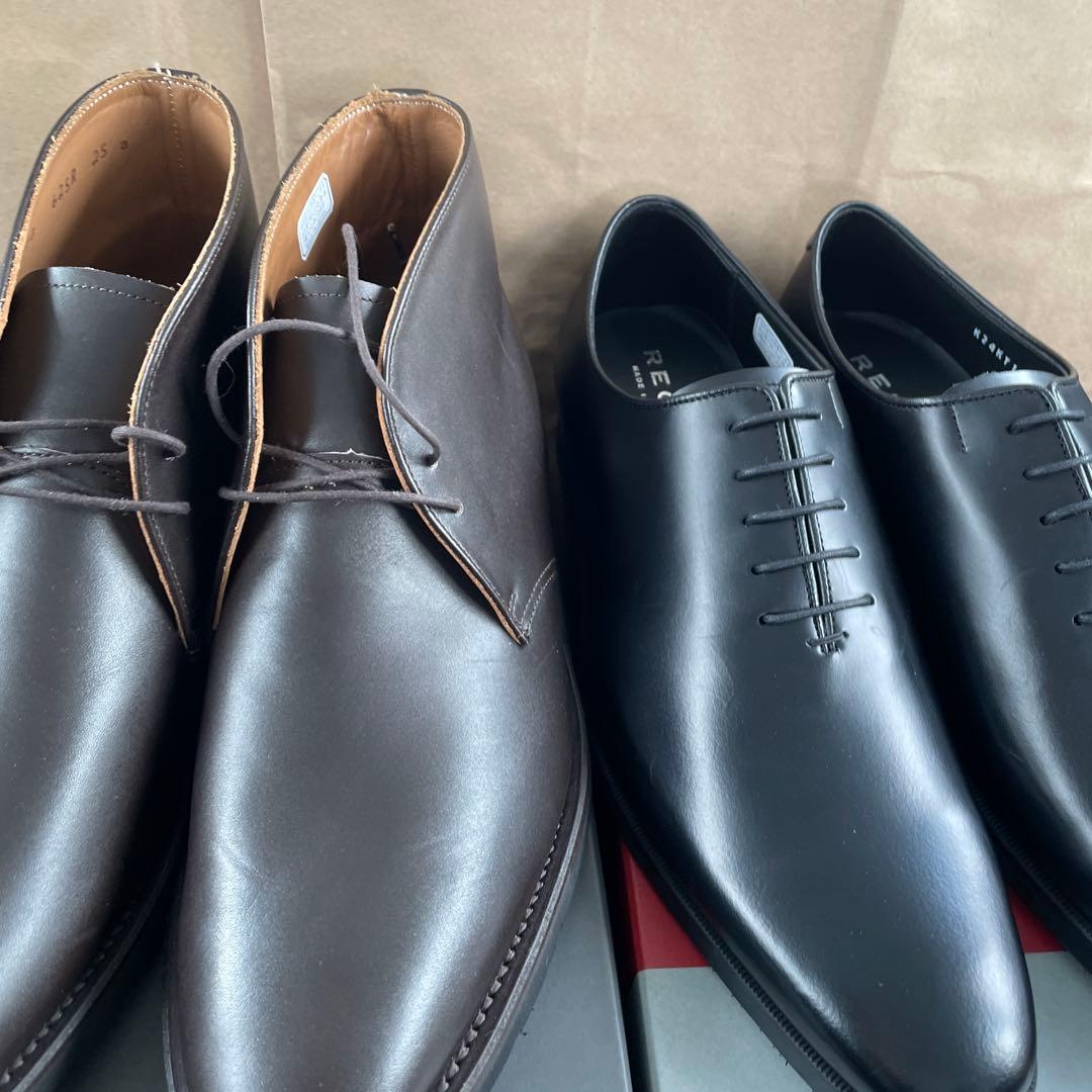 リーガル　625Rブラウン　24GLブラック　25CM 2足セット