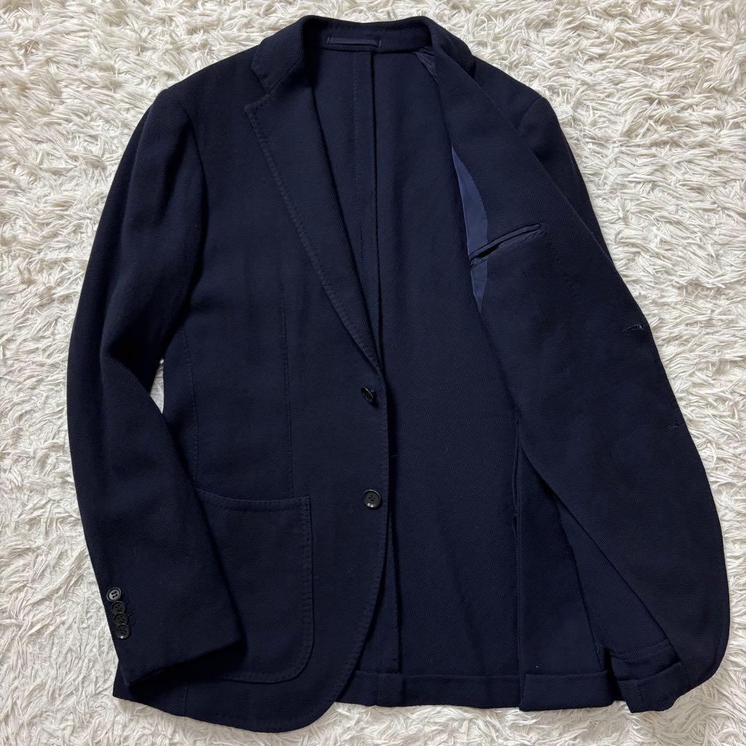 美品 RING JACKET テーラードジャケット アンコン ネイビー 46