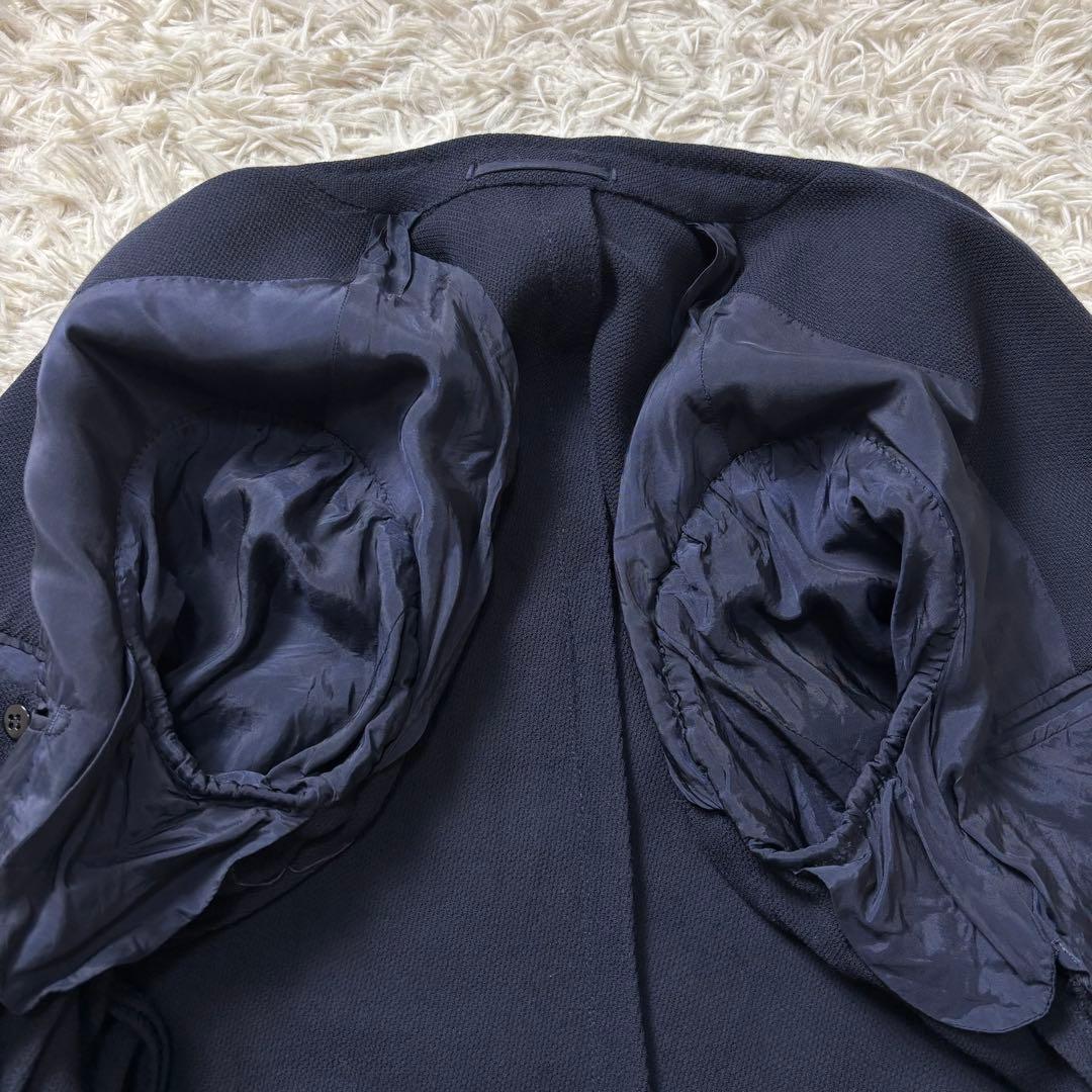 美品 RING JACKET テーラードジャケット アンコン ネイビー 46