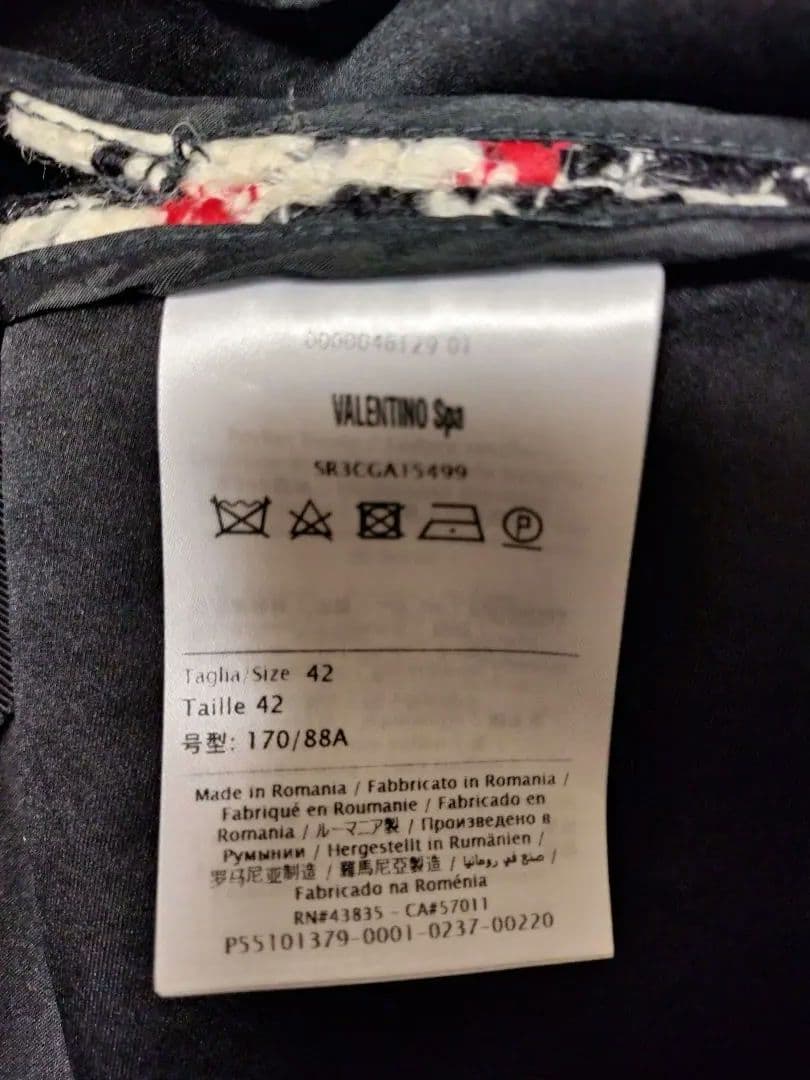 k*o様 RED VALENTINO チェック柄ポンチョ・ケープコート