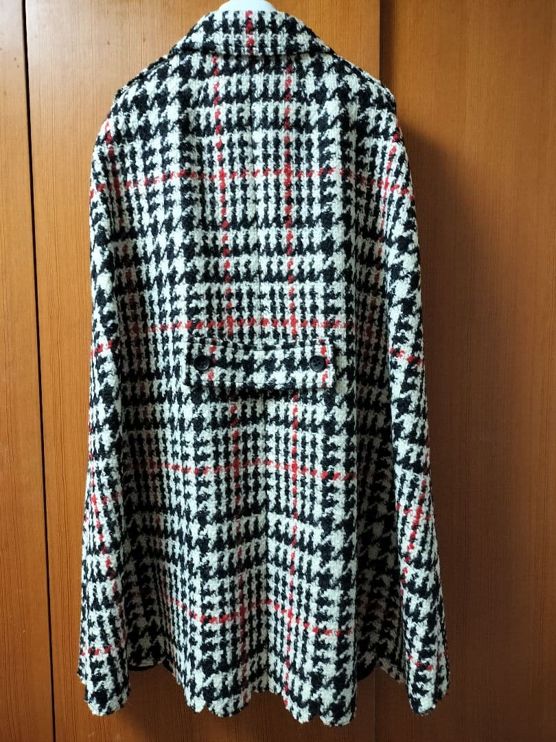k*o様 RED VALENTINO チェック柄ポンチョ・ケープコート