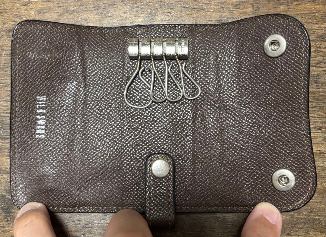 <リンク>ワイルドスワンズ エイ革 ブラウン キーケース