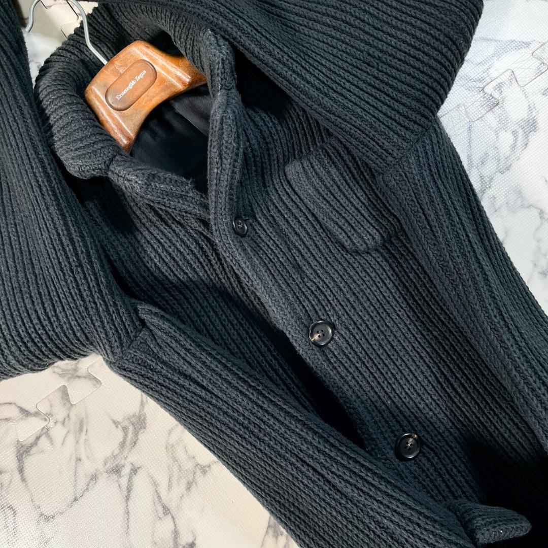 ✨定価12.9万✨UNDERCOVER ニット チェスターコート 2/M 黒