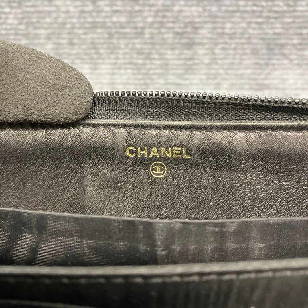 CHANEL　シャネル　長財布　キャビアスキン　ココマーク　43
