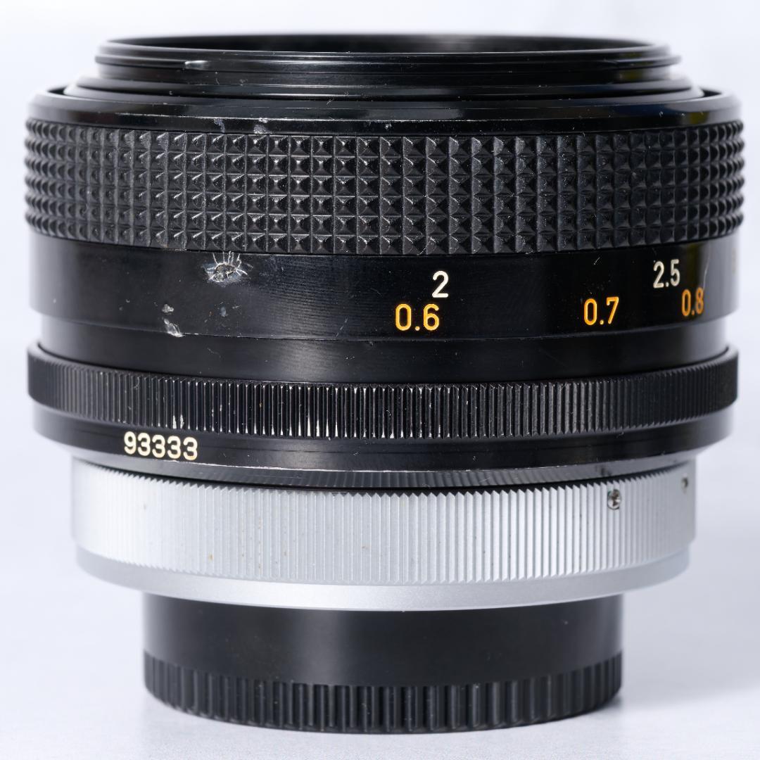 光学綺麗 Canon FD 55mm f1.2 s.s.c.