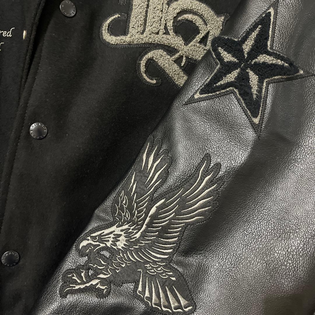 XLARGE VARSITY JACKET スタジャン　ブラック