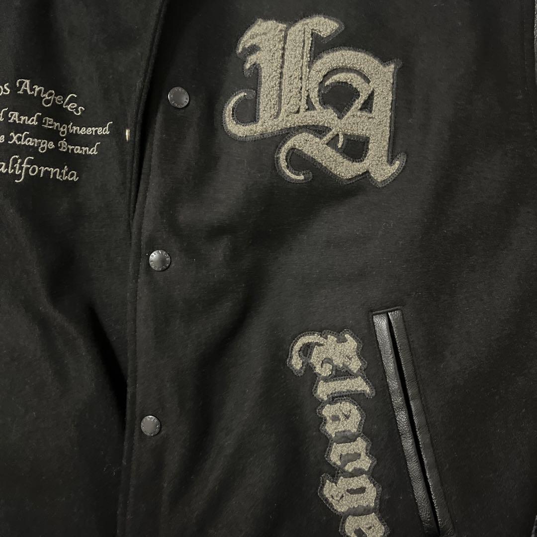 XLARGE VARSITY JACKET スタジャン　ブラック