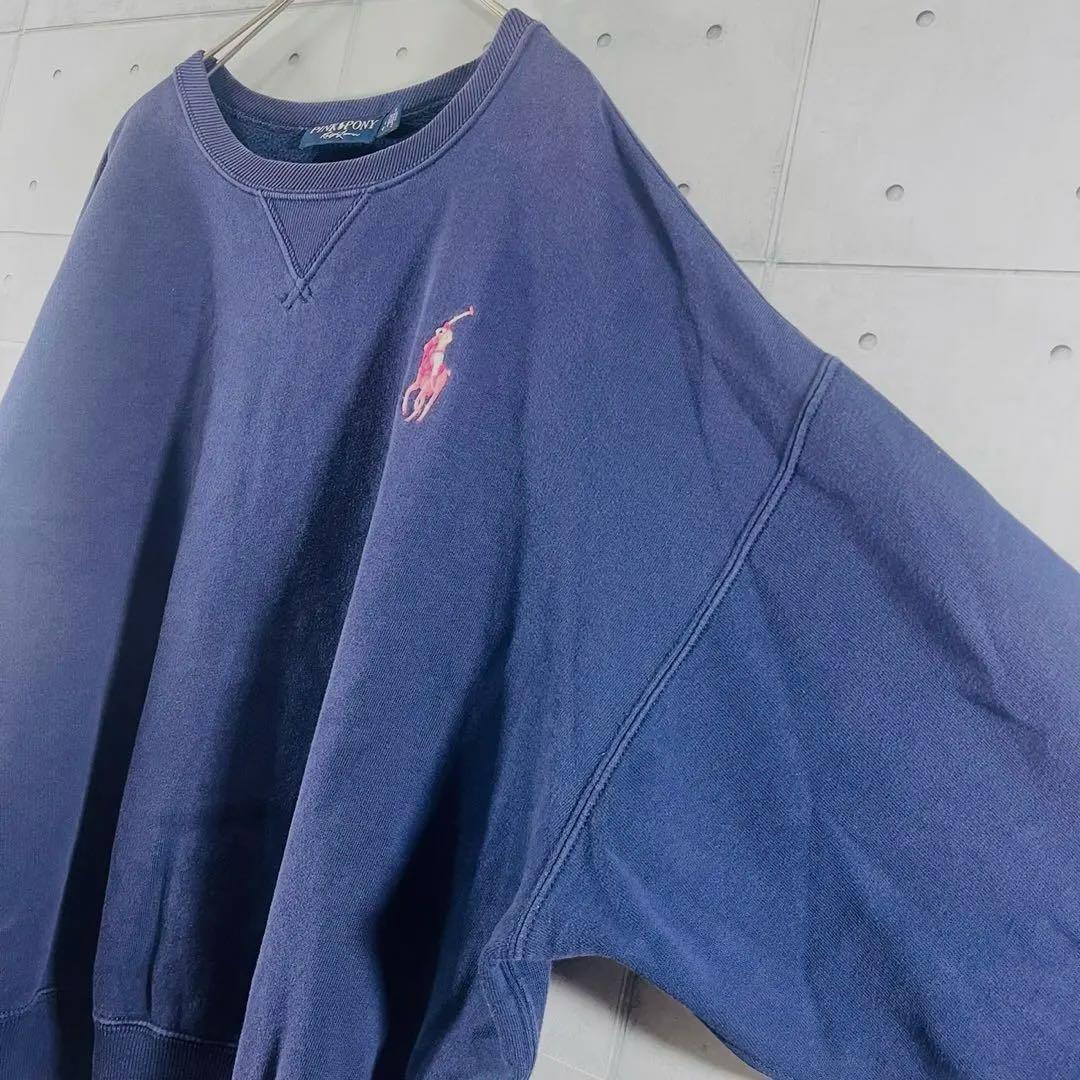 【激レア】 ラルフローレン ピンクポニー 刺繍 20周年トレーナー　即完売