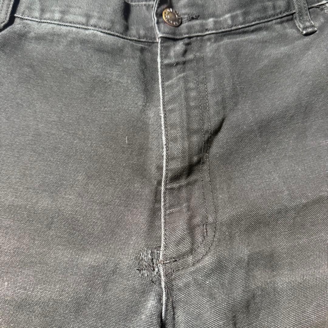 古着 DAKOTA ダブルニー ペインターパンツ W40 L32 ブラック