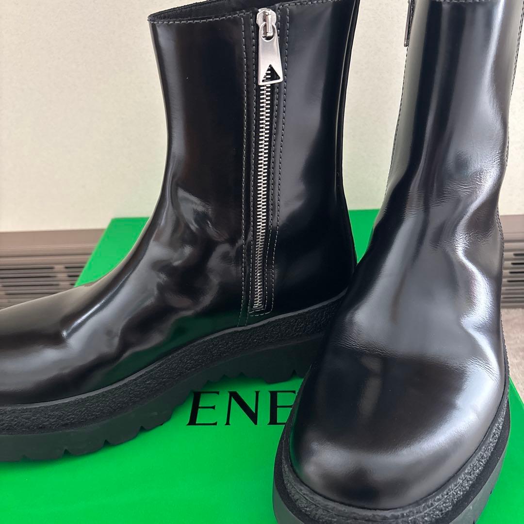 現行極美品！ボッテガヴェネタ ハイウェイ アンクルブーツ ブラック 42