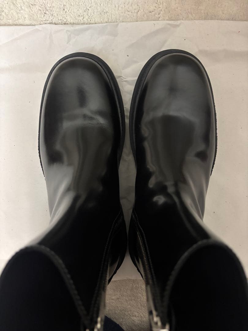 現行極美品！ボッテガヴェネタ ハイウェイ アンクルブーツ ブラック 42