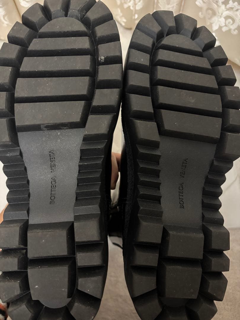 現行極美品！ボッテガヴェネタ ハイウェイ アンクルブーツ ブラック 42