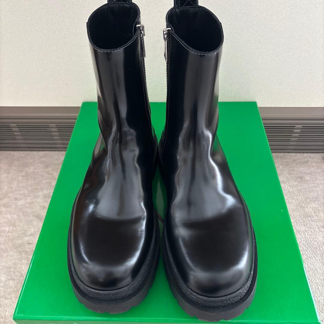 現行極美品！ボッテガヴェネタ ハイウェイ アンクルブーツ ブラック 42