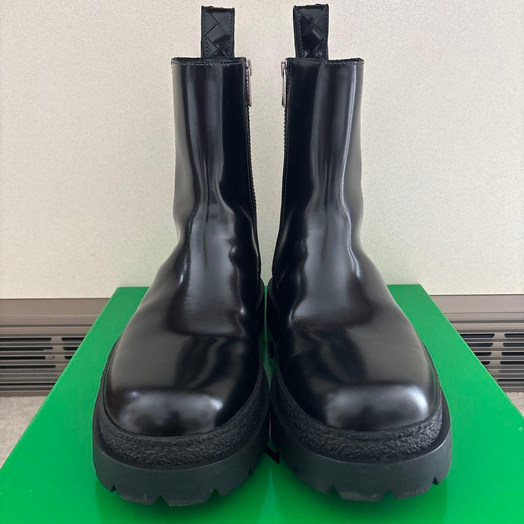 現行極美品！ボッテガヴェネタ ハイウェイ アンクルブーツ ブラック 42