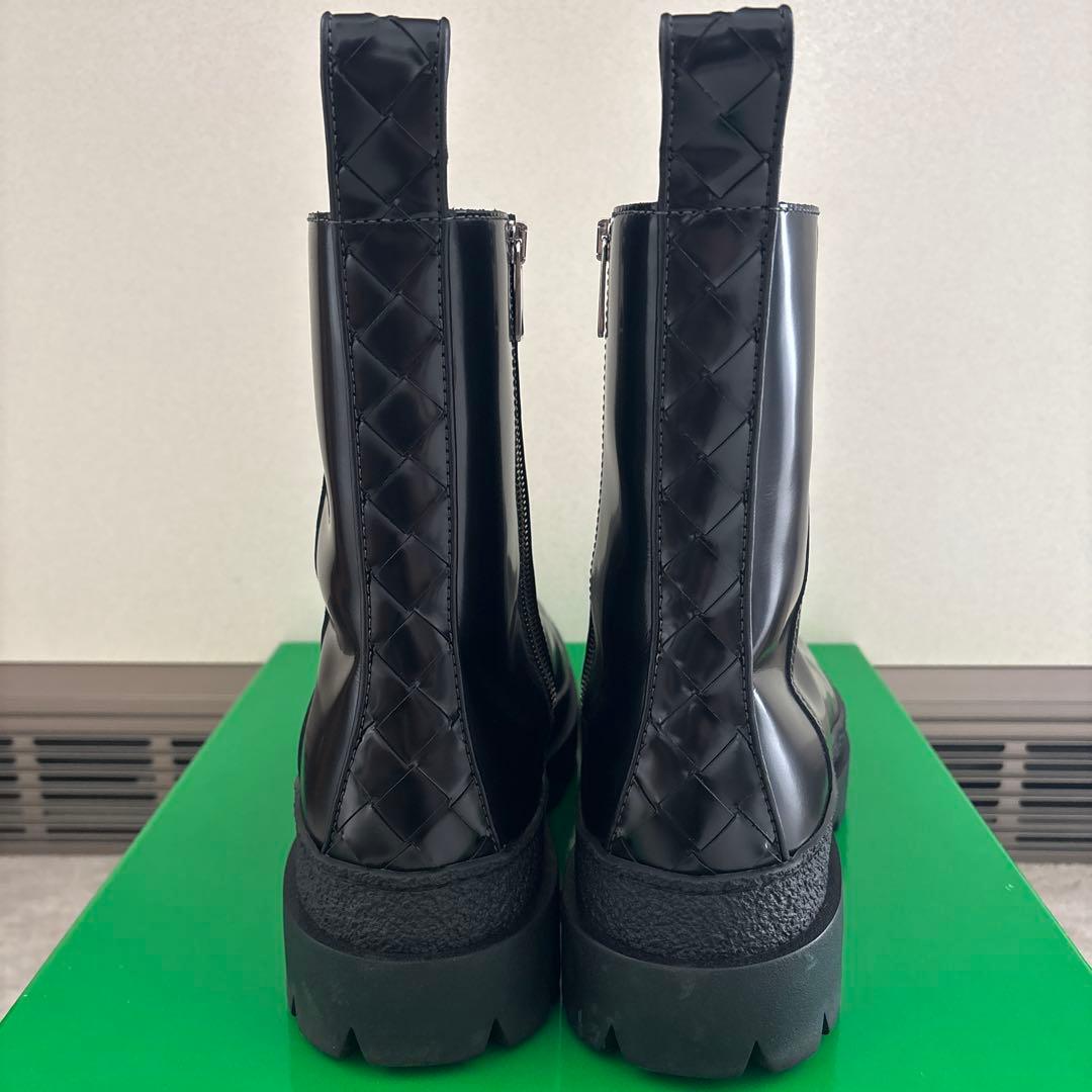 現行極美品！ボッテガヴェネタ ハイウェイ アンクルブーツ ブラック 42