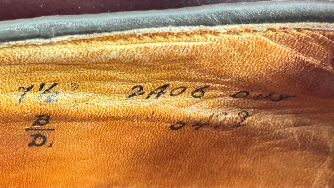 J*5様 ふふふふふ優遇なし オールデン シェルコードバン Vチップ 5492