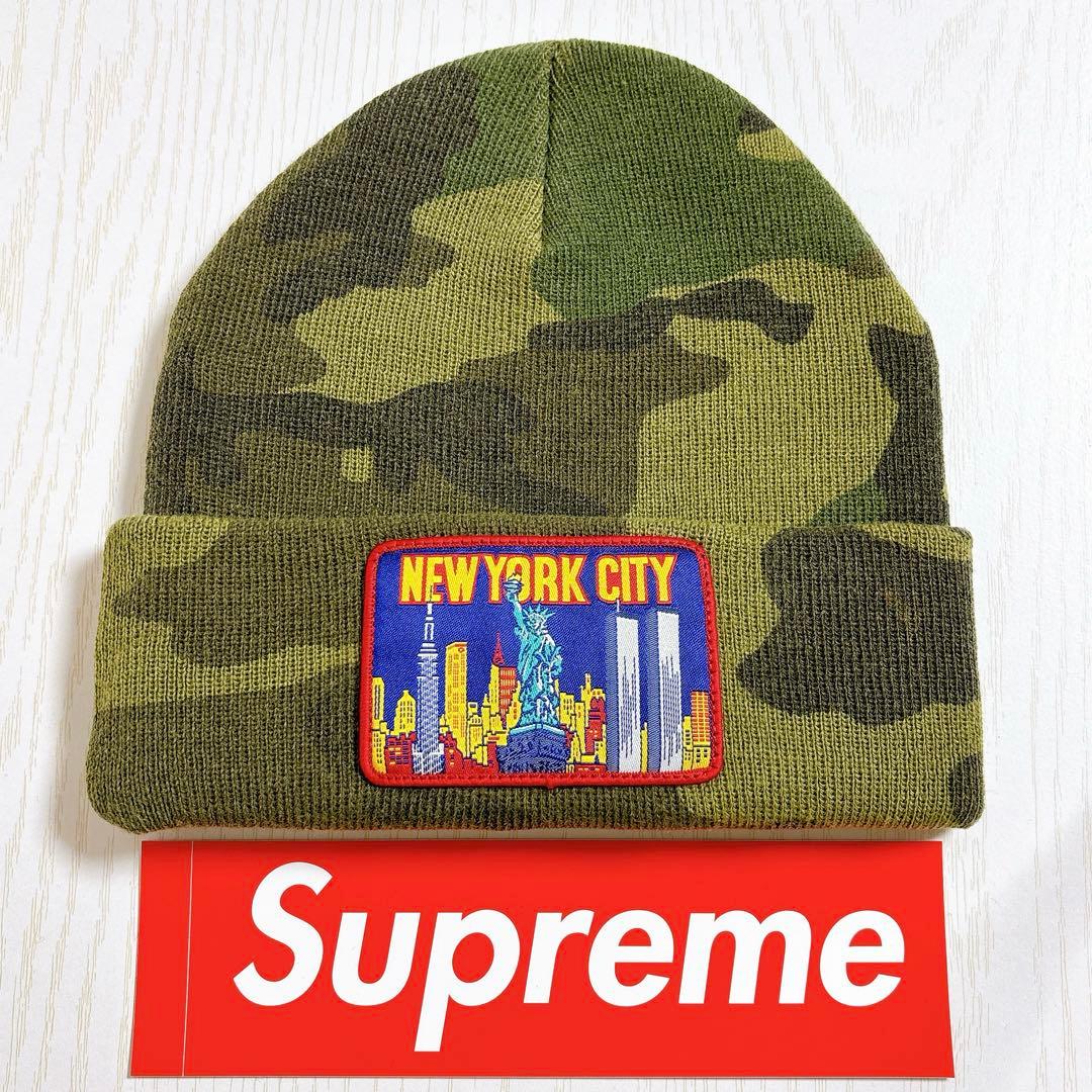 Supreme シュプリーム ニット帽　ビーニー　カモフラージュ　迷彩