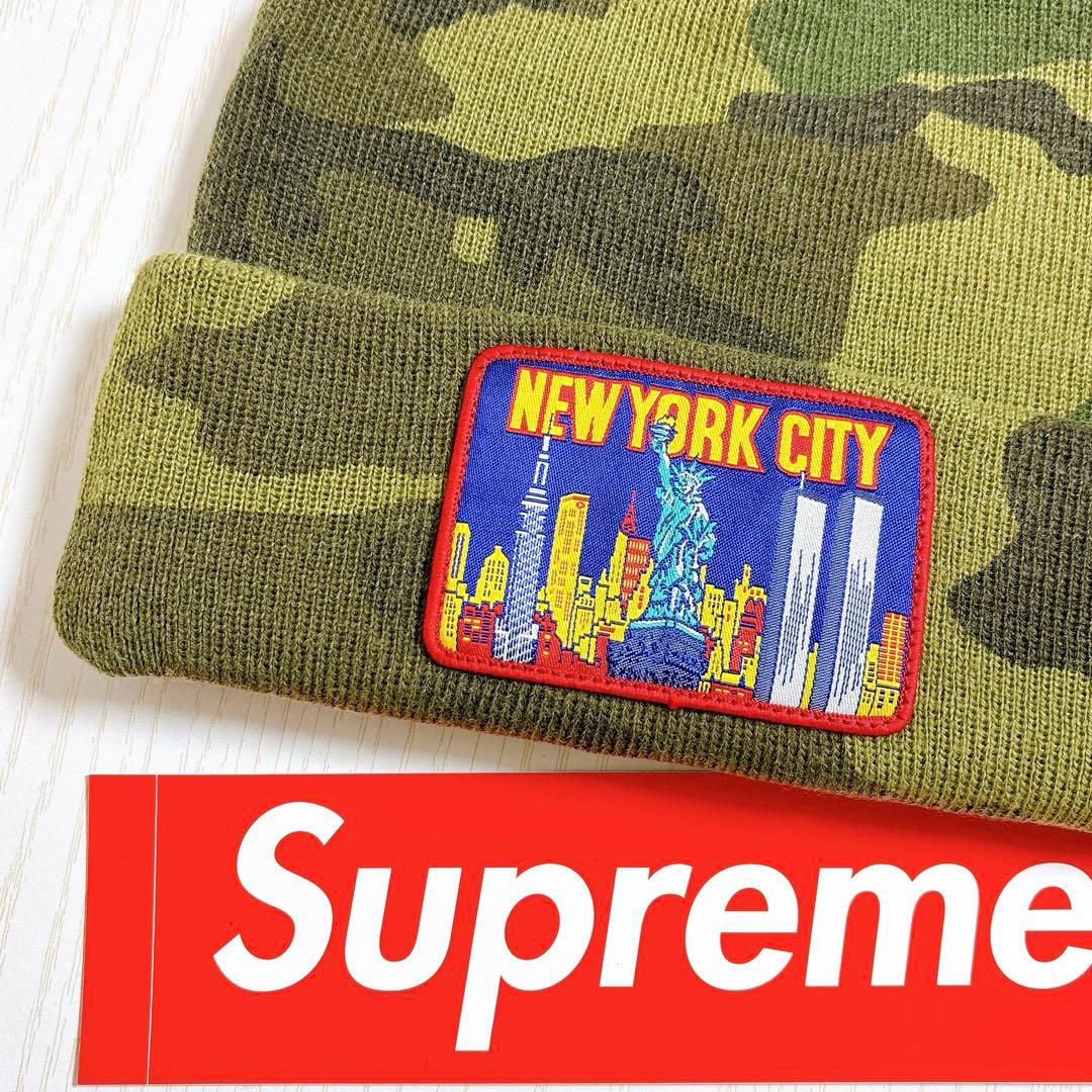 Supreme シュプリーム ニット帽　ビーニー　カモフラージュ　迷彩