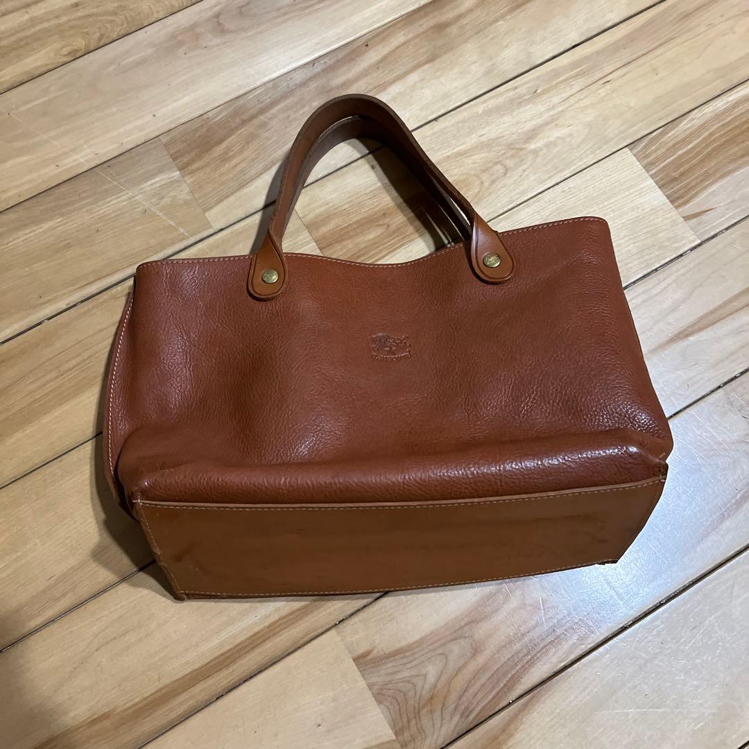 IL BISONTE イルビゾンテ　レザー　ハンドバッグ