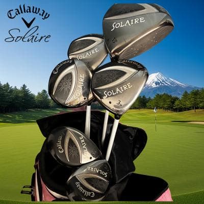 ★キャロウェイ ソレイル レディース キャディバッグ クラブ13本セット ピンク